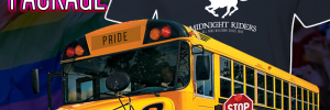 Pride and Bus Package Shop Graphic
